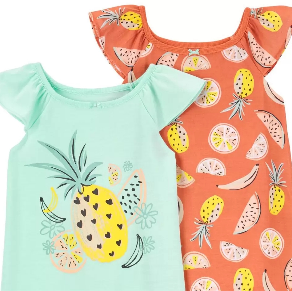 NWT Carter's Set of 2 Nightgowns